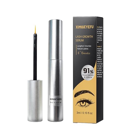 Lash Enhancing Serum - Peptide & Vitamin Infused Formula for Longer, Thicker, Fuller Looking Lashes - Ophthalmologist Tested, Cruelty-Free