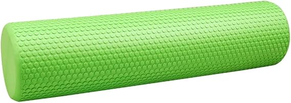 Yoga Foam Roller High-Density EVA Muscle Roller Self Massage Tool for Gym Yoga Fitness Gym Equipment(Black)
