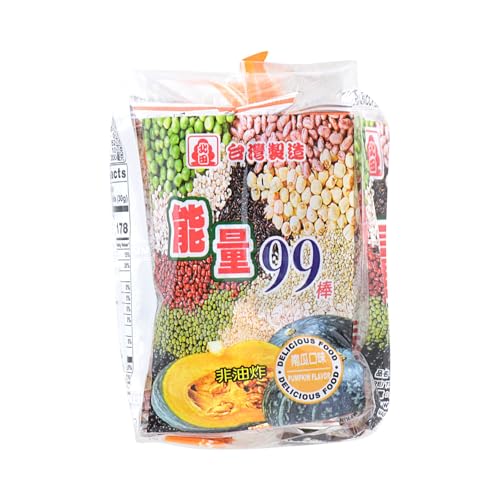 All natural Pei Tien Energy 99 rice cake roll 6.35oz Pumkin Flavor, 4 Packs