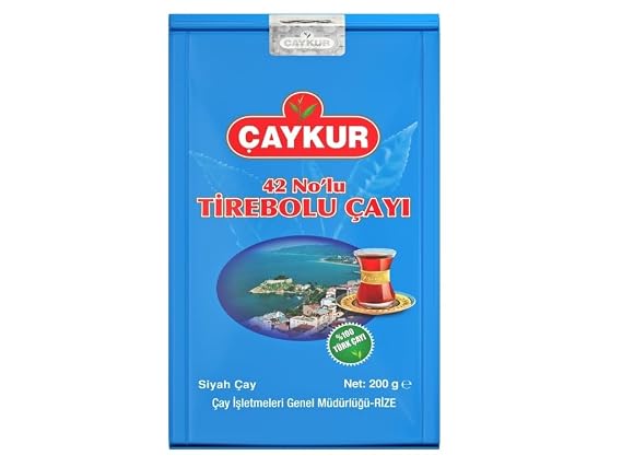 CAYKUR Tirebolu No42 Turkish Black Tea, Loose Leaf, Strong Aromatic Flavor, Premium Traditional NaturalTea 200g/ 7 oz