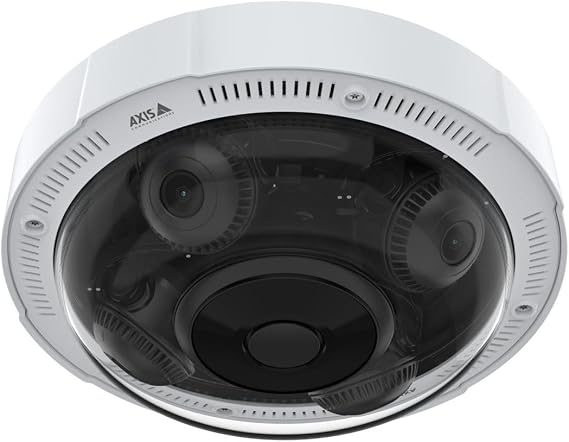 Axis P3738-PLE Multisensor Panoramic Camera, 4x4K Video Resolution, Indoor and Outdoor Use, 32 MP, IR LED Motion Alert
