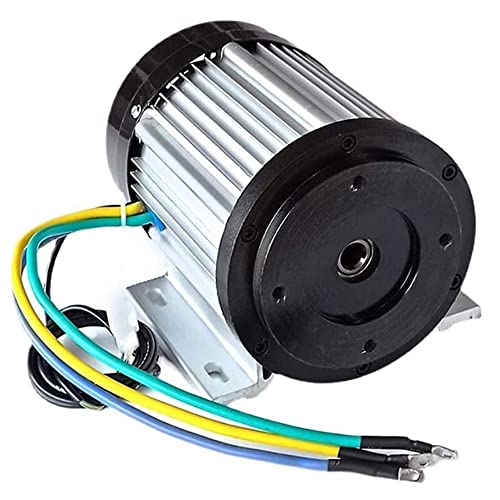 High Power Brushless Motor 4000w 24V 48V 60V Electric Motor, Upgrade Brushless DC Motor High Power Aluminum Housing Pure Copper Coil Motor