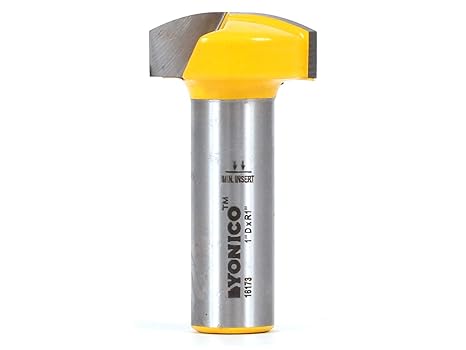 YONICO Horizontal Crown Router Bit 1-Inch Radius 1/2-Inch Shank 16173