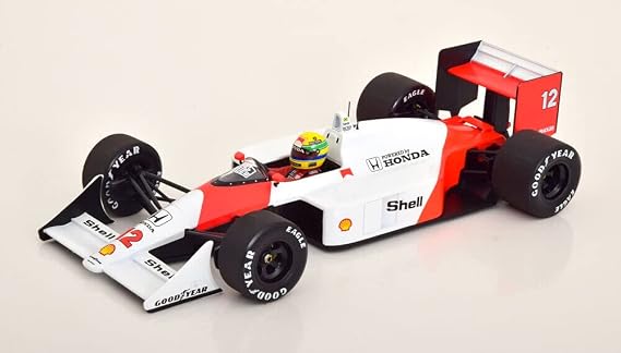 Minichamps 540881872 1:18 Mclaren Honda MP4/4-Ayrton Senna-Winner 1988 Japanese GP Collectible Miniature Car, Multicoloured
