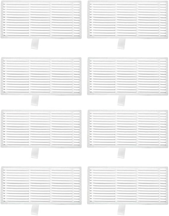 spare Hepa Filter, Compatible For Eufy Robot Vacuum Omni C20, Robot Vacuum And Mop Combo Replacement Part(8 Pieces)