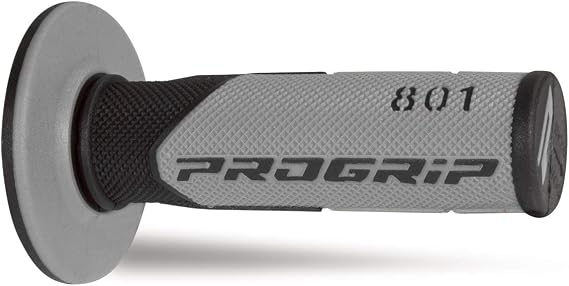 Pro Grip 801 Hybrid MX Duo-Density Cross Gray/Black Grips (PA080100NEGR)