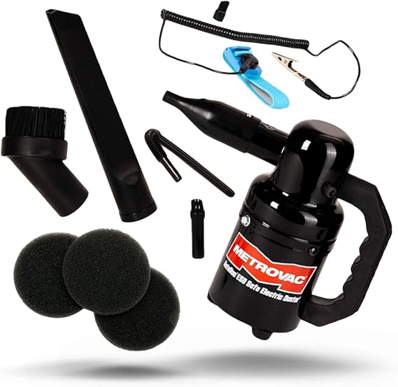 MetroVac Foam Filter 3 Pack Bundle With ESD Variable Speed Computer Blower