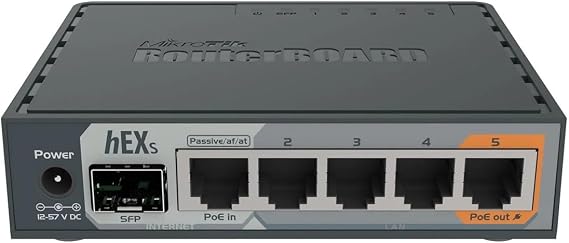 Mikrotik hEX S Ethernet LAN Black Wired Router