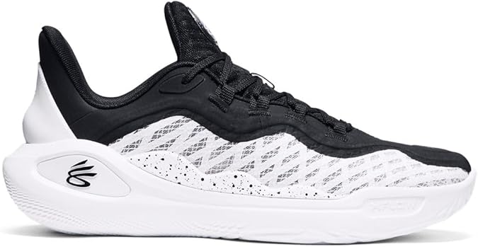 Under Armour Unisex Curry 11 Team Basketball Shoes - Enhanced Grip and Stability 4.5/6 White