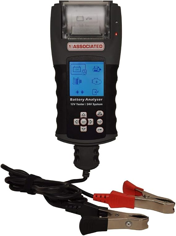 Associated Equipment 12-2415 Hand Held Graphical Tester with Printer, 3.2
