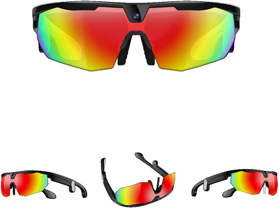 Smart Glasses with 1200P 32MP HD Camera, Real-Time Translation, IP66 Waterproof for Outdoor Activities