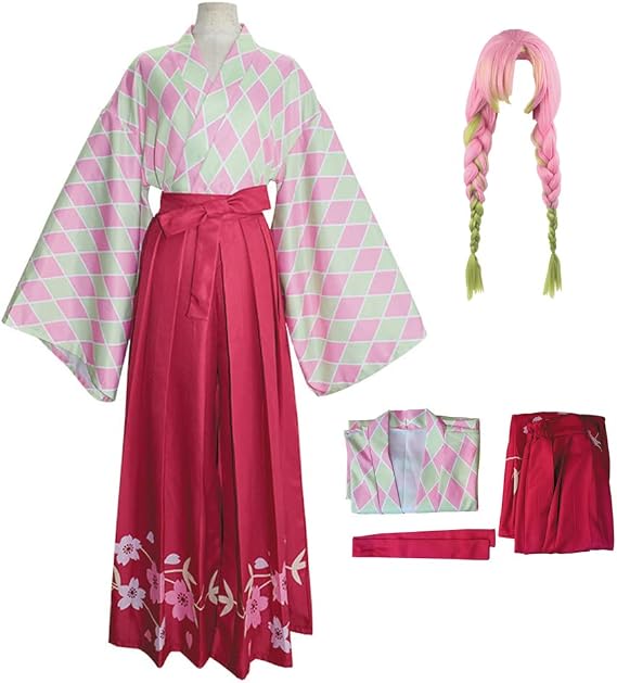Lmetsky Women Kimono Costume Long Kimonos Outfit Halloween Party