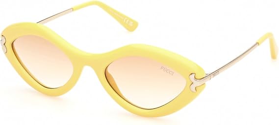 Pucci EP0223 39F shiny light yellow 54/21/140 WOMAN Sunglasses