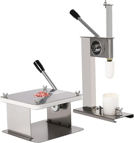 CNCEST Baozi Maker,Bun Dumpling Maker with 3 Pieces of Mold Steel Chinese Bao Making Mold for Cooking Delicious Baozi,Baozi Maker with Dough Press Machine, Closing Machine and Molds