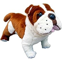 Adore 14" Buddy The Bulldog Plush Stuffed Animal Toy with Farting Sound