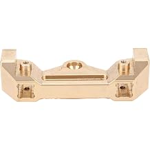 RC Copper Front Crossbeam for YK YIKONG 4103 4102 4082, 1/10 RC Crawler Upgrade Part, Gold Metal Beam to Lower Center of Gravity and Enhance Stability