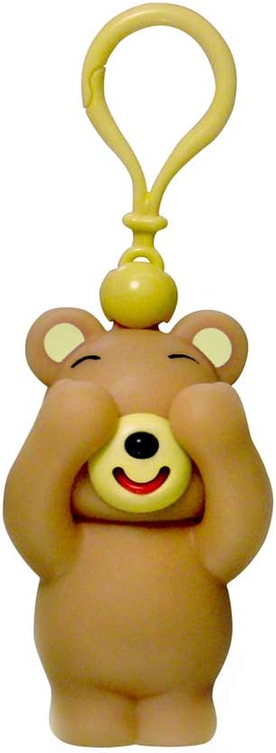 Jabb-A-Boo Bear Squeak Toy Figure, Brown