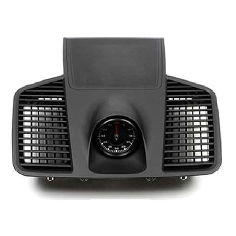 Sport Chrono Stopwatch Mounted Dashboard for Porsche Cayenne 9Y0 2018-2022, Black Panel and Black Clock