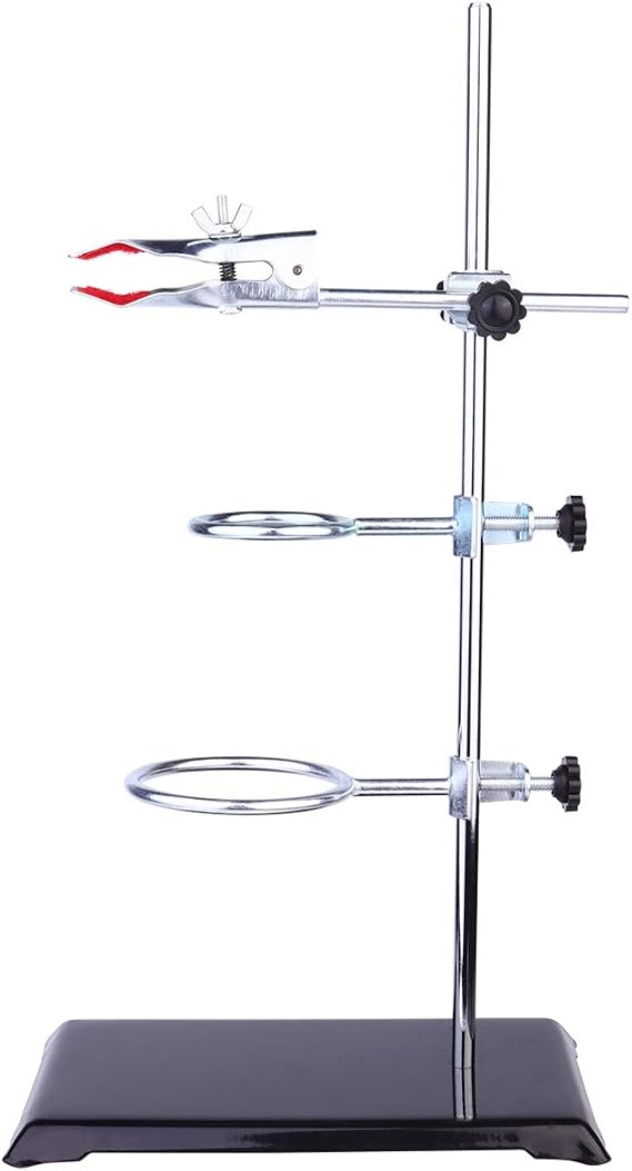 Base Laboratory Stand Iron Support Rack for Chemistry Lab Equipment and Experimental Use