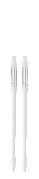 Sustee Aquameter (Medium White Refillable - Bundle of 2) - House Plant Soil Moisture Meter, Humidity Sensor Probe, Water Level Indicator - Best for Indoor Potted Plants