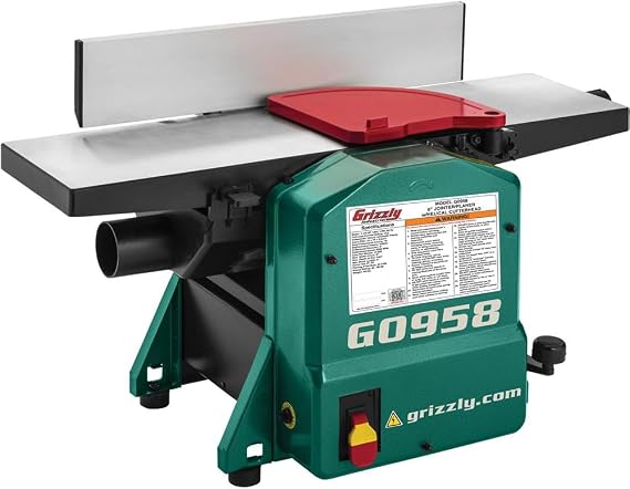 Grizzly Industrial G0958-8" Combo Planer/Jointer with Helical Cutterhead