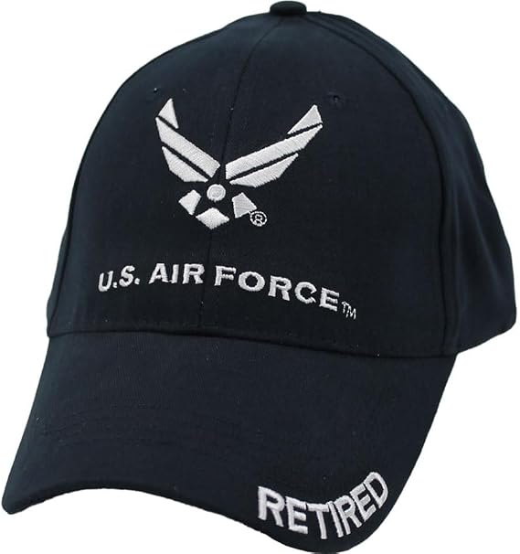 EAGLE CREST U.S. Air Force Retired Baseball Cap Navy Blue