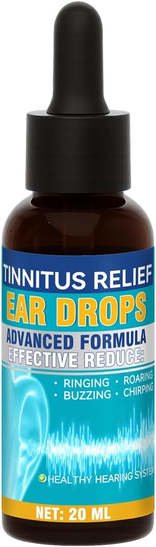 Tinnitus Relief for Ringing Ears, Best Tinnitus Relief Drop, Tinnitus Ear Drops to Reduce Ear Noise and Improve Hearing for Men and Women, 65ml