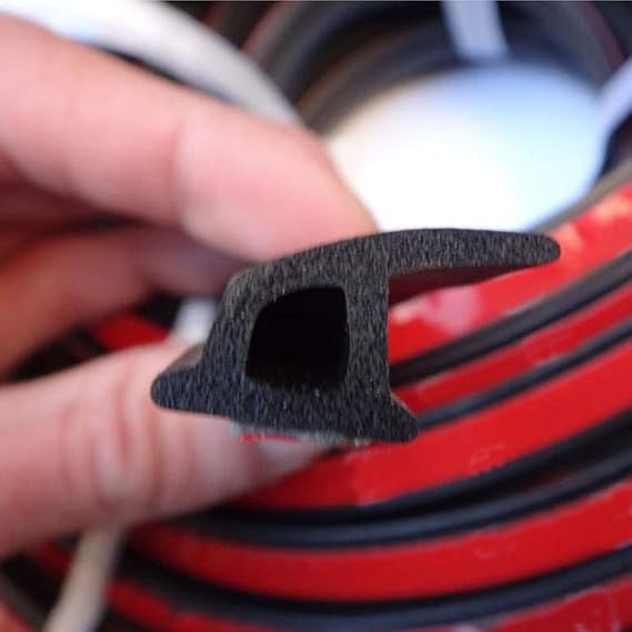 Etopars 157" 4M P Shape Car Door Trim Edge Moulding Rubber Weatherstrip Seal Strip Auto