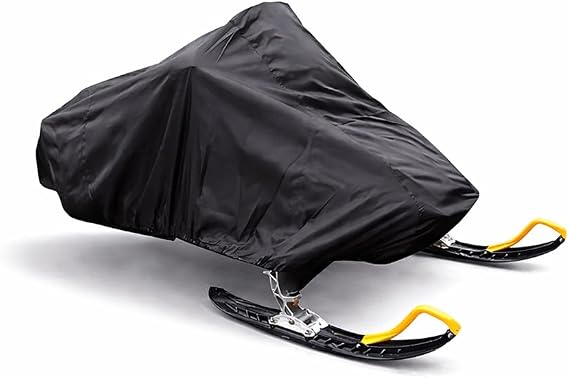 Heavy Duty Snowmobile Cover for Polaris RMK Khaos Matryx 850 20212025, Water- & Wind-Resistant Outdoor Snowsled Cover, All-Weather Protection with Elastic Hem & Adjustable Drawstring