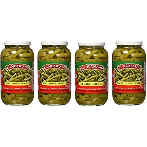 El Mexicano Natural Tender Cactus in Brine 27oz 4 pack