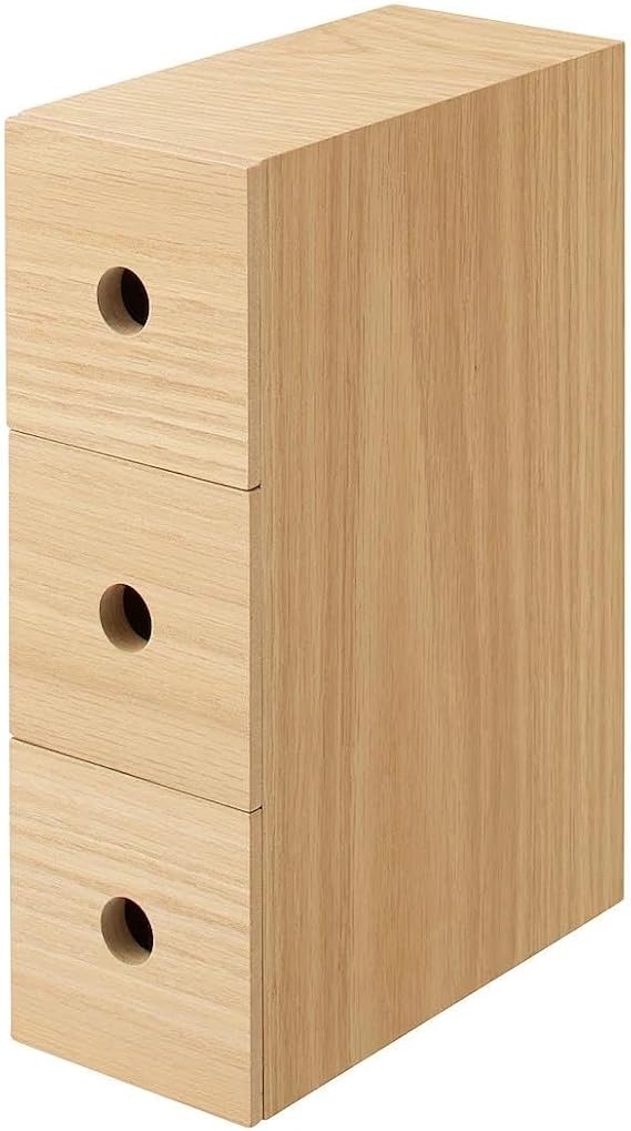 for MUJI Three-Tier Wooden Storage Unit