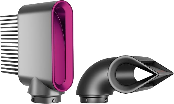 Blade Concentrator Attachment and Wide Tooth Comb for Dyson Airwrap Accessories, for a Smooth More Aligned Finish, Comb Create Length, Add Volume, and Enhance Texture