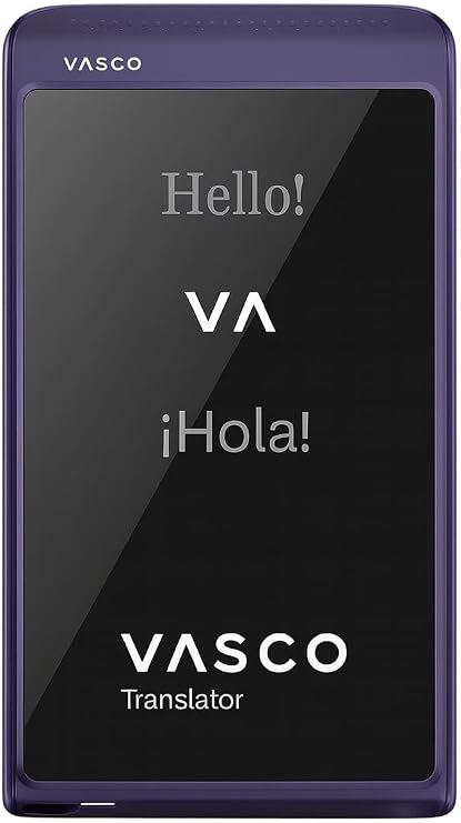Vasco Translator Q1 | Voice Cloning | Phone Call Translation | Mystic Plum | Voice Cloning | Phone Call Translation | Context-Aware AI Translator | 99% Accuracy | 113 Languages | Unlimited Data Forever
