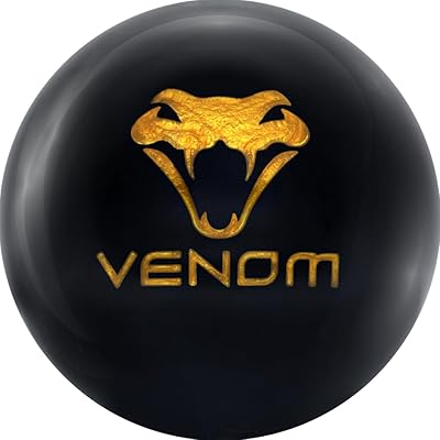 Bowlerstore Products Motiv PRE-DRILLED Black Venom Bowling Ball 13lbs
