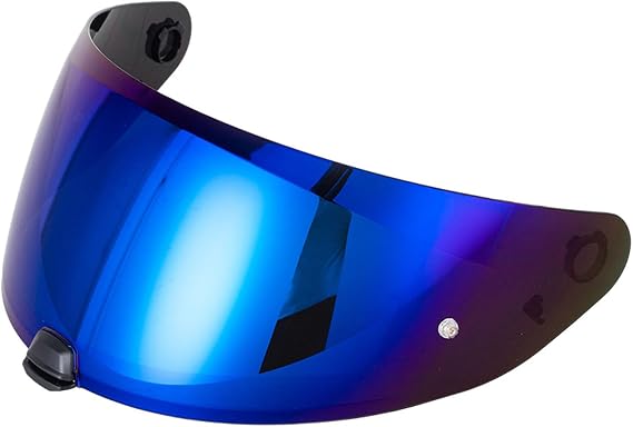 Helmet Visor Replacement Face Shield for HJ-31 i70/i10 Shield Visor Wind Shield Helmet Lens (Deep Blue)