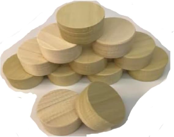 12 Wooden Barrel Bungs