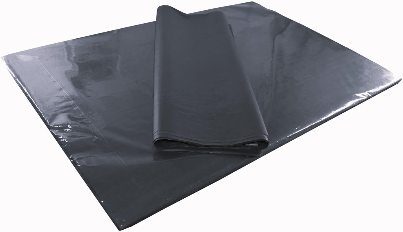 480 Sheets- 1 Ream Large Black Tissue Paper 20 x 30 inches (500x750mm) Quality Black Acid Free Tissue Paper for Clothes, Gift Wrapping and Art Craft Decorations