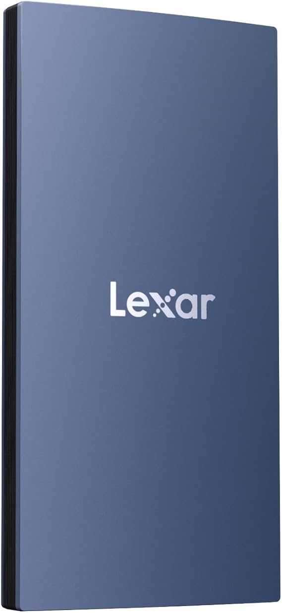 Lexar ES3 Blue External SSD 2TB, USB3.2 Portable SSD, up to 1050MB/s Read