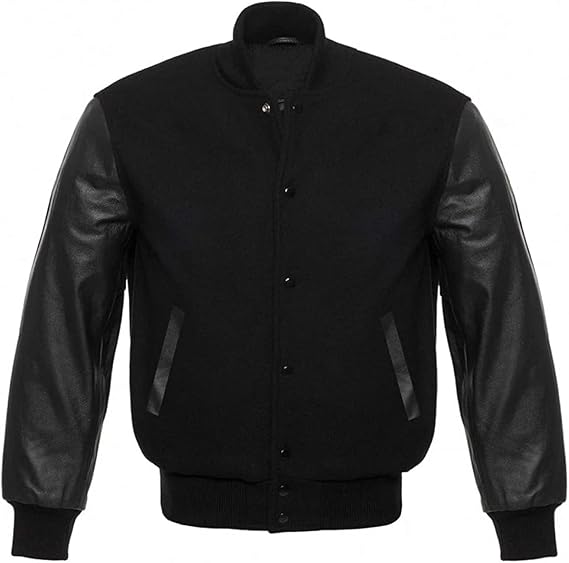 Fashion_First Mens Varsity Vintage College Baseball High School Jacket