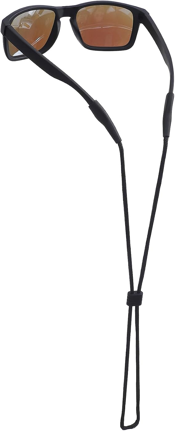 Buyisgle Eye Glasses Holder Strap - Sunglasses Straps Cords for Men Women Kids - Eyeglass Holders Around Neck - Eyewear String Lanyard Retainer - Black