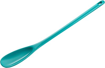 Gourmac 12-Inch Melamine Mixing Spoon, Turquoise