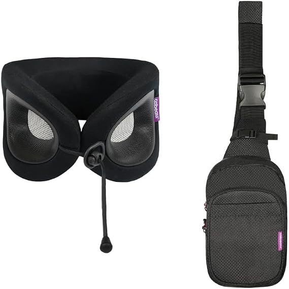 Cabeau On-The-Go-Sling Pack x Evolution X Bundle - Black, Diamond