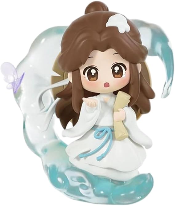 THE UNTAMED Heaven Officials Blessing Figures, Desktop Decorations,Q Version Character Ornaments,Collectible Toys,Dan Qing Feng HuaSeries (Xie Lian)