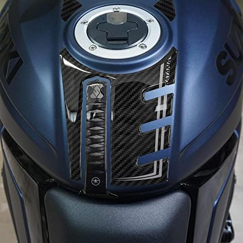 labelbike - 3D Sticker Motorcycle Fuel Tank Pad Protection and Decoration in Resin Compatible with Suzuki Katana 2019-2023 Grey Color