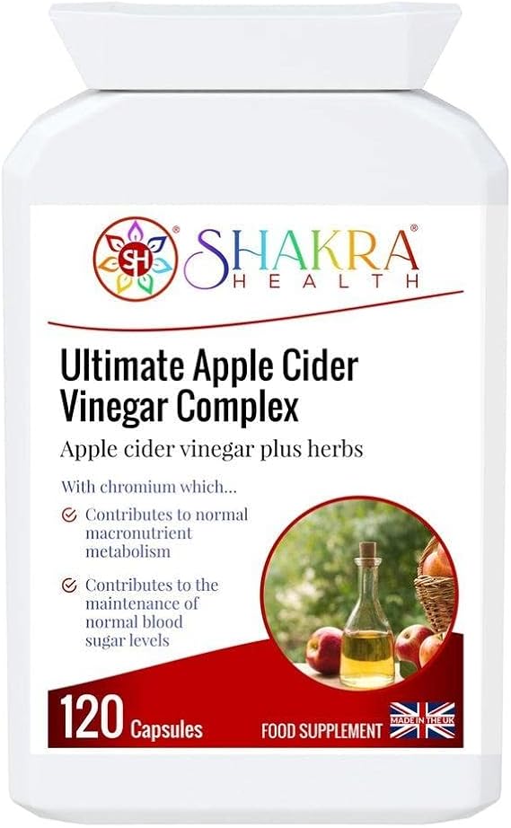 Ultimate Apple Cider Vinegar Complex High Strength ACV Vegan Capsules. Spirituality, Science & Supplements by Shakra Health