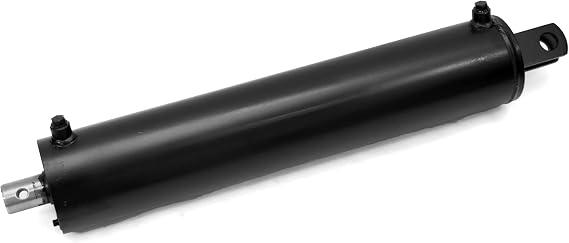 5" Hydraulic Log Splitter Cylinder, 24" Stroke, Clevis Mount, OEM Replacement Replaceable Seals