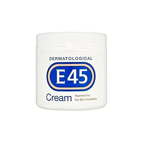 E45 Dermatological Cream Treatment for Dry Skin Conditions (350g) - Pack of 2 by E45