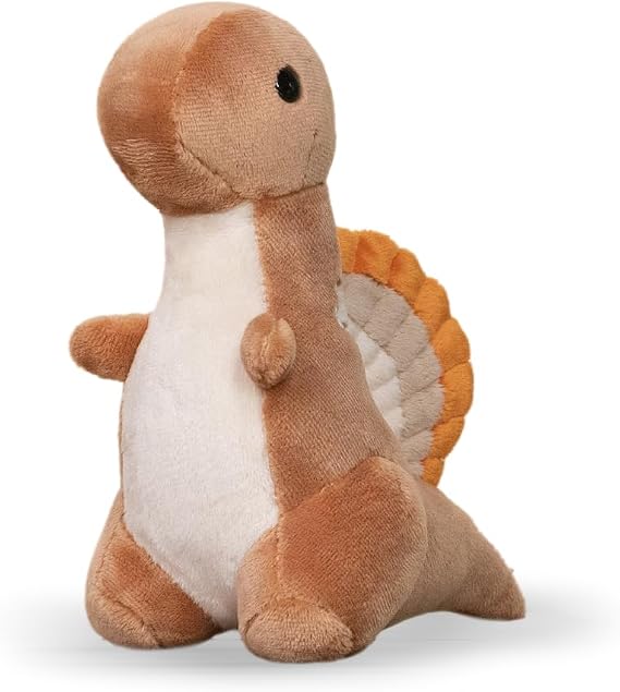 Bellzi Spinosaurus 7" Cute Stuffed Animal Plush Toy Soft & Adorable Dinosaur Plushie Gift Perfect Present for All Ages Mini Spyni