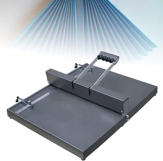 Manual Creasing Machine, Heavy Duty Metal Paper Creaser for A3 A4, Desktop Scoring Tool for Greeting Cards, Booklets, and Photo Papers