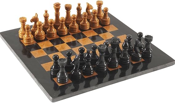 Radicaln Marble Chess Set 15" Luxury Board Game & Chess Sets for Adults